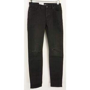 New NEUW Denim Iggy Skinny Men's Size 30 x 32 "Viscious" Black Ripped Knee Jeans